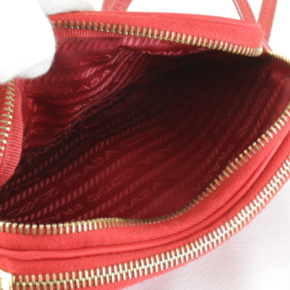 Prada Prada Mini 1Nf861 Shoulder Bag Nylon Red