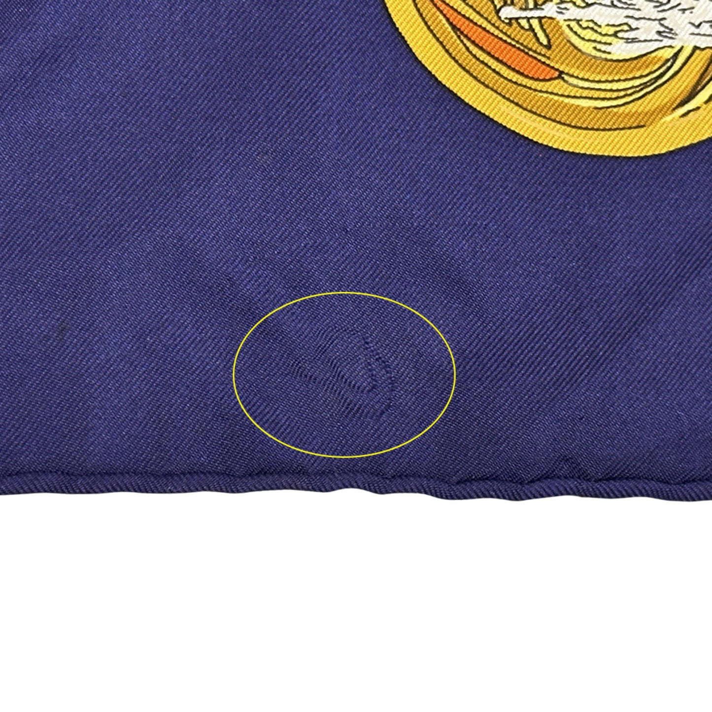 Herms Hermes Scarf/Muffler Carr 90 "Au Fil De La Soie" (As The Silk Thread Moves)