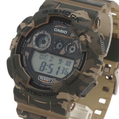 Casio Gd-120Cm G-Shock Camouflage Watch Stainless Steel Resin