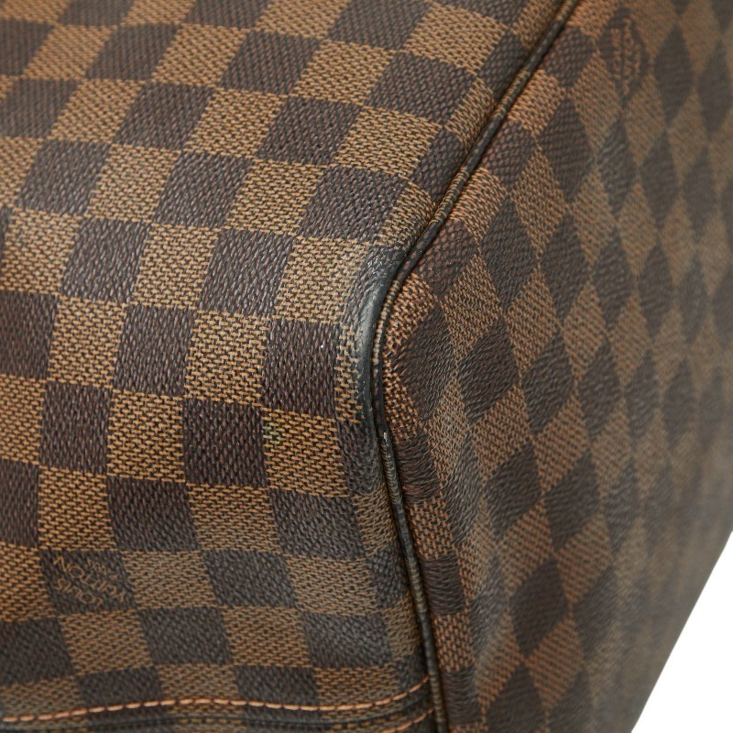 Louis Vuitton Damier Neverfull Gm Tote Bag N51106 Brown Leather