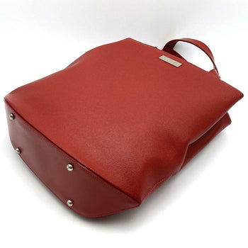 Celine 00 1 Handbag Red Leather