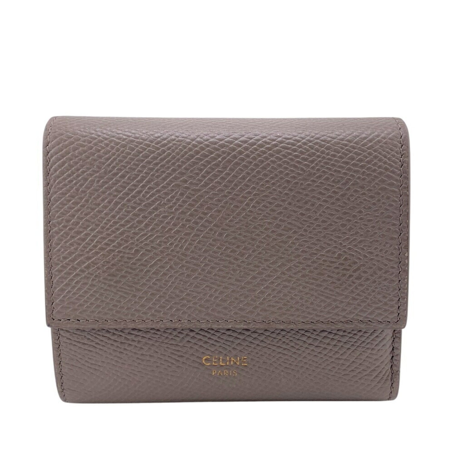 Celine Small Trifold Wallet Gray