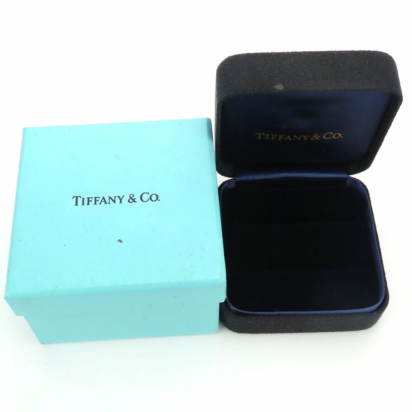 Tiffany Ring Stacking Band 1Pd Pt950 Diamond Approx. 5.3G Platinum #10 Elsa Peretti