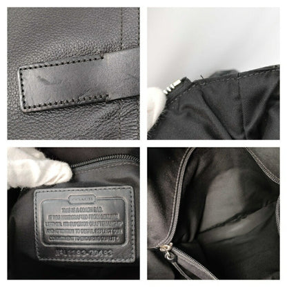 Coach Tote Bag Thompson Crossbody Foldover 70493 Black Leather