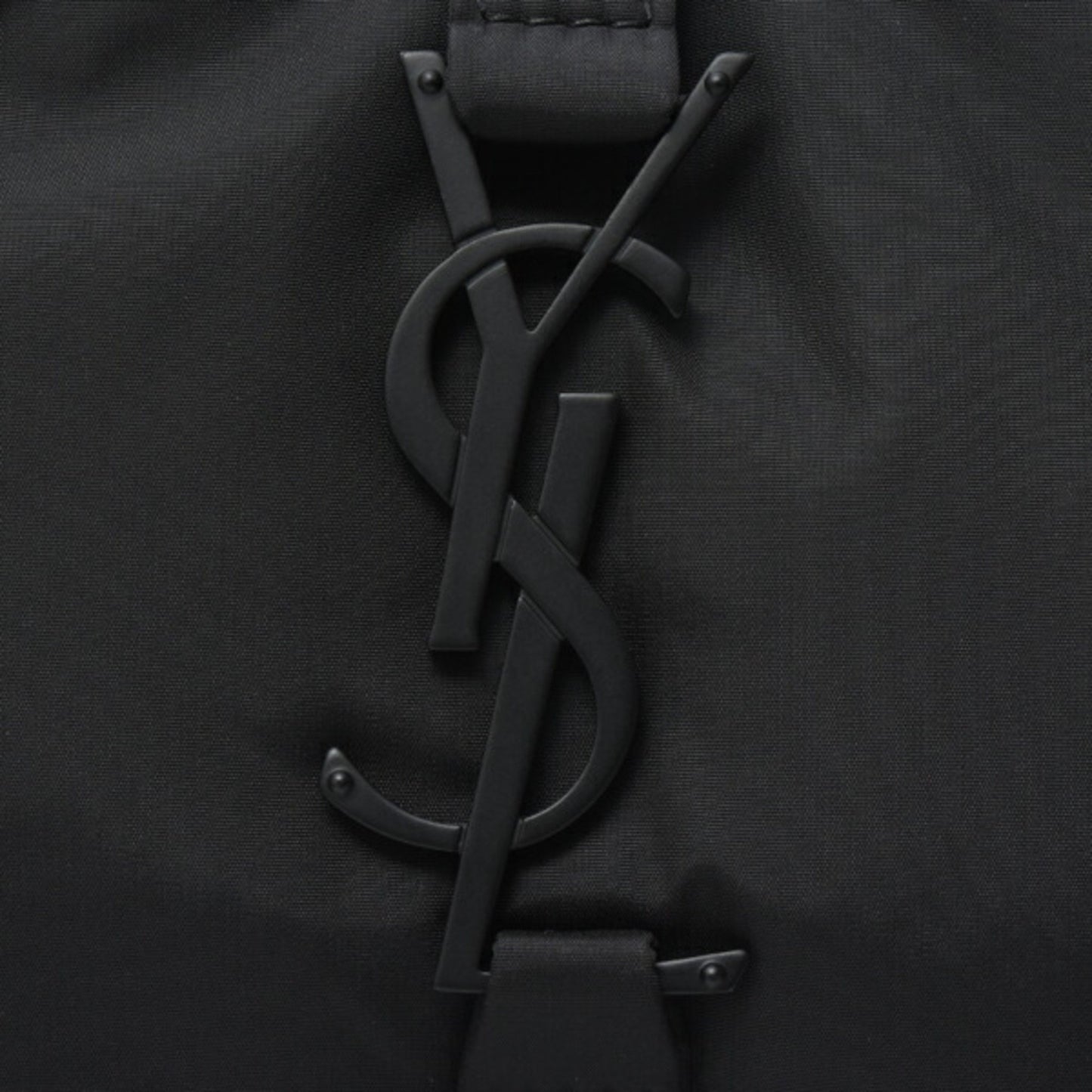 Saint Laurent Mini Shoulder Bag In Black Nylon For Men And Women