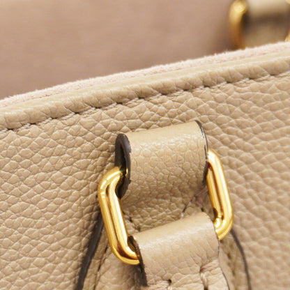 Louis Vuitton Monogram Empreinte Two-Tone On-The-Go Pm Handbag M45779 Tourtrell Creme 2-Way Bag