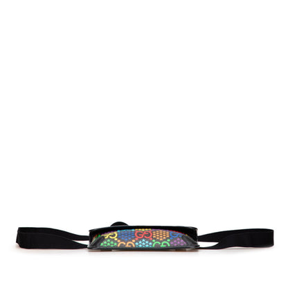 Gucci Gg Psychedelic Waist Bag/Body Bag 598113 Black/Multicolor Leather