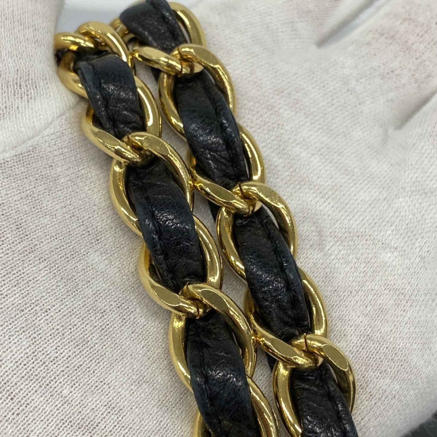 Chanel Shoulder Bag With Matelasse Chain Bag