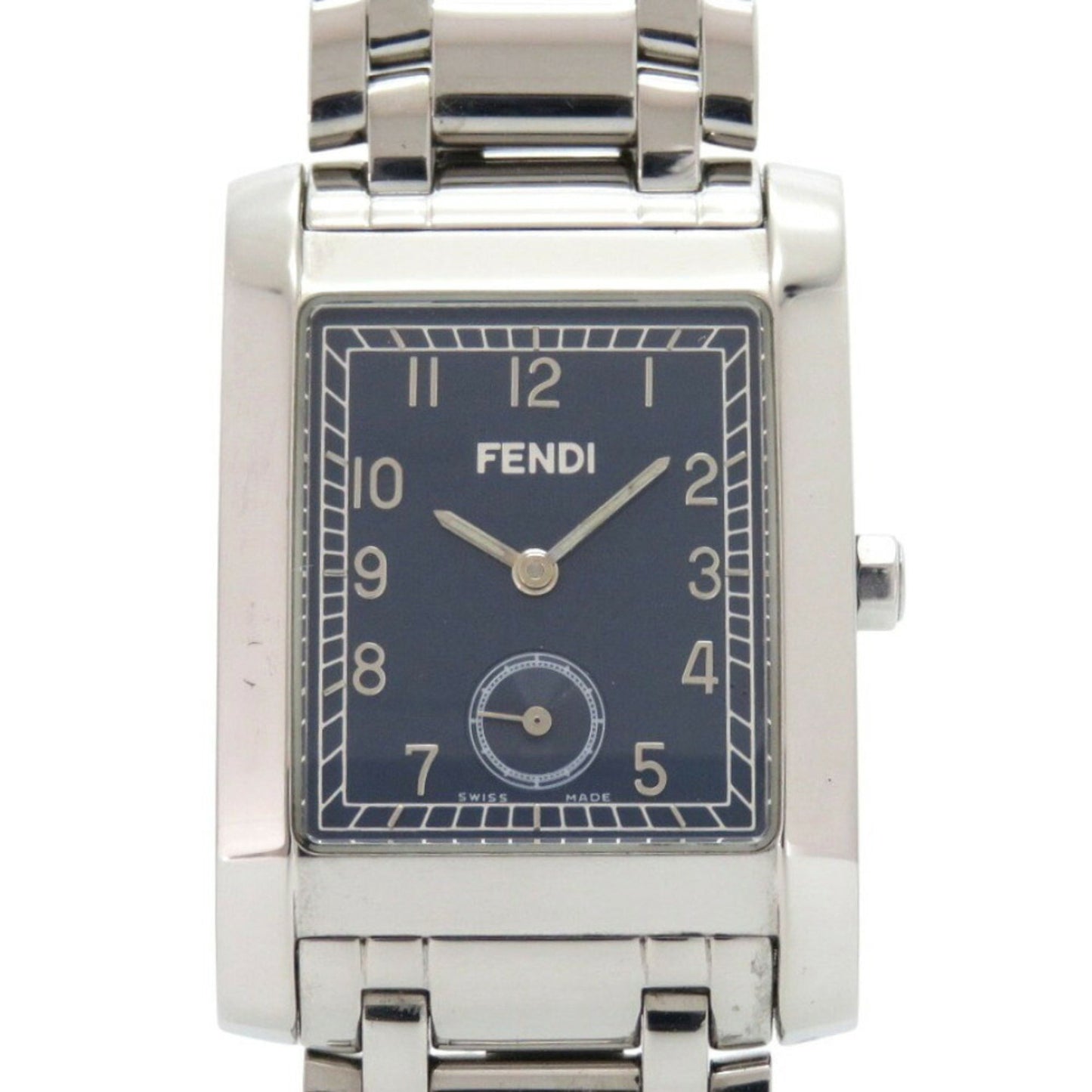 Fendi Classico 7000G Stainless Steel Navy Silver Quartz Watch 1914Fendi