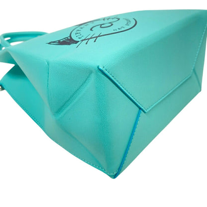 Tiffany&Co. Tiffany Cat Street Shoulder Tote Bag Blue