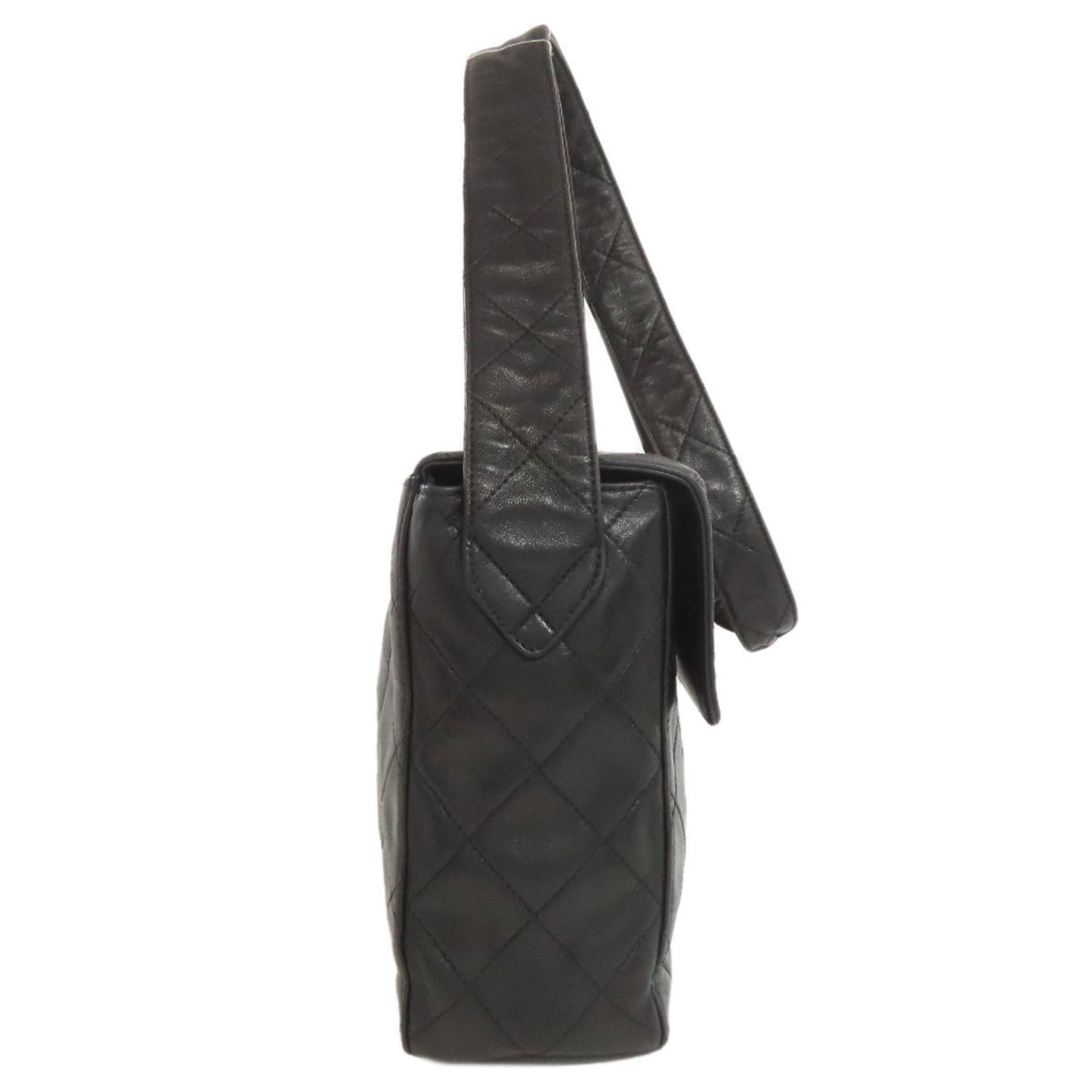 Chanel Matelasse Coco Mark Gold Hardware Shoulder Bag Lambskin