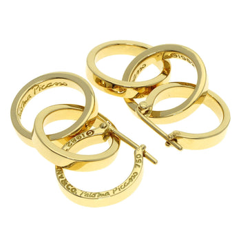 Tiffany & Co. Triple Circle Earrings In 18K Yellow Gold