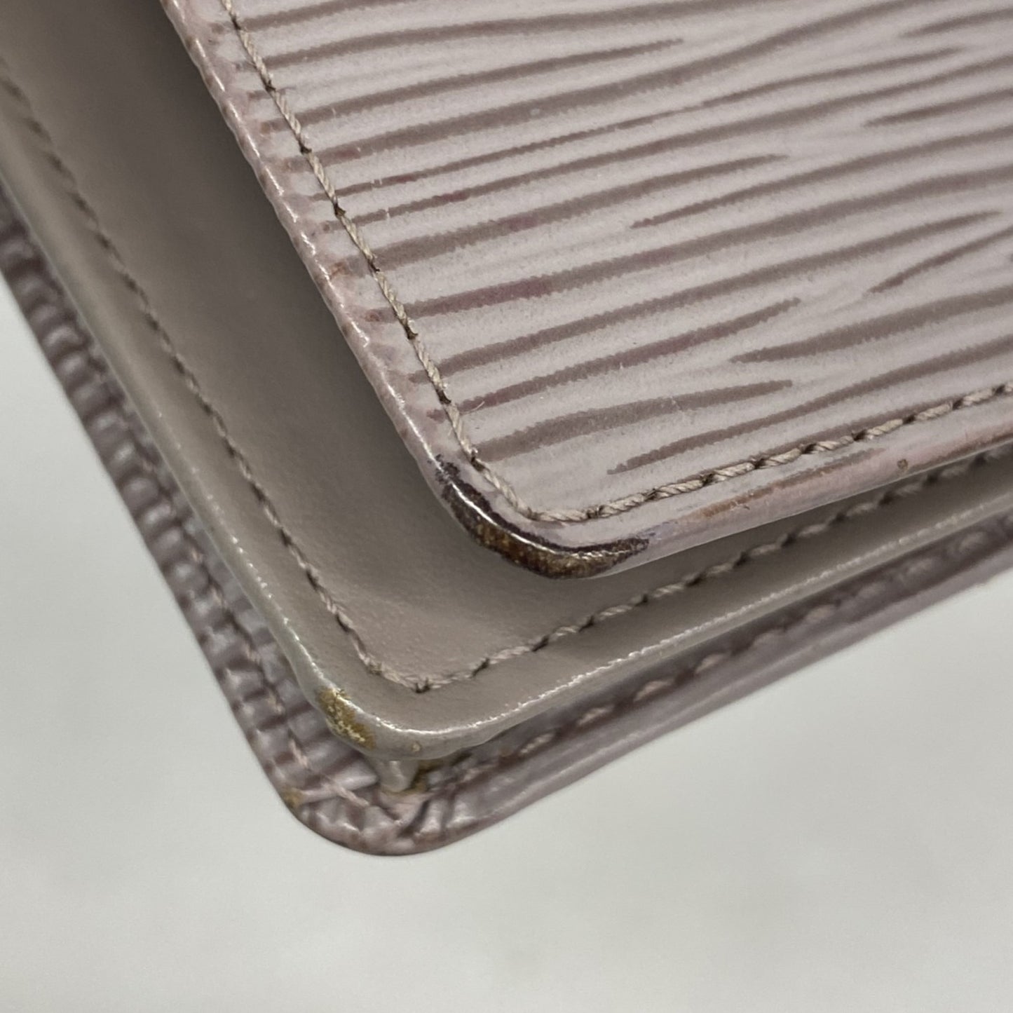 Louis Vuitton Epi Long Wallet Porte Carte Credit M6321B Lila