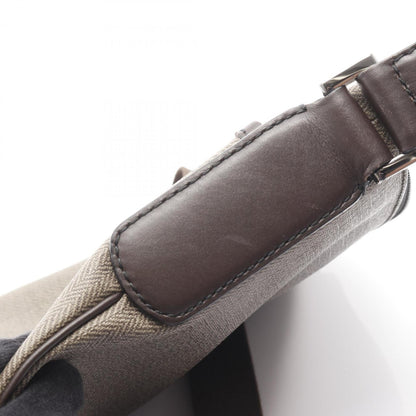 Bvlgari Weekend Shoulder Bag In Coated Canvas And Leather