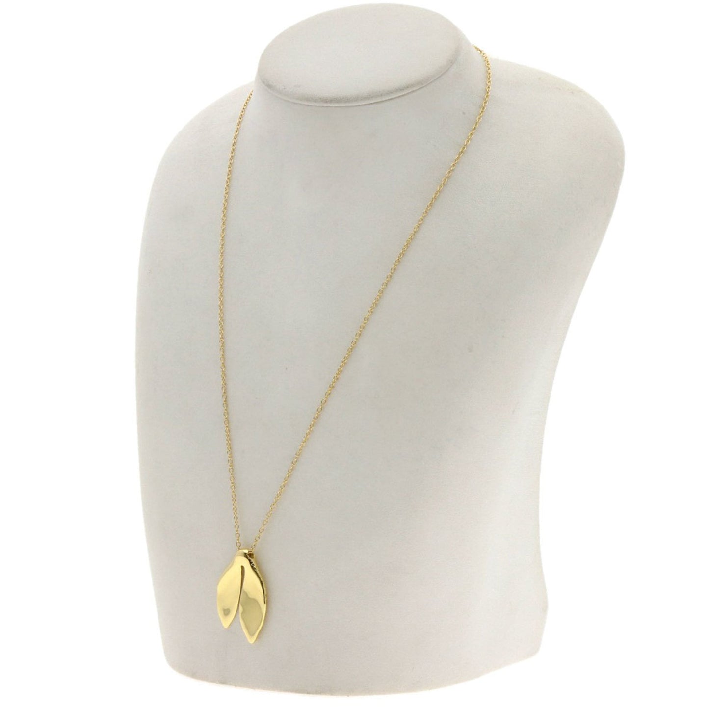 Tiffany & Co. Whale Tail Necklace In 18K Yellow Gold