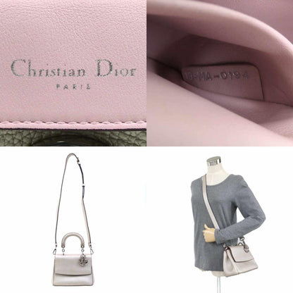 Christian Dior Be Mini Handbag Shoulder Bag In Gold Leather