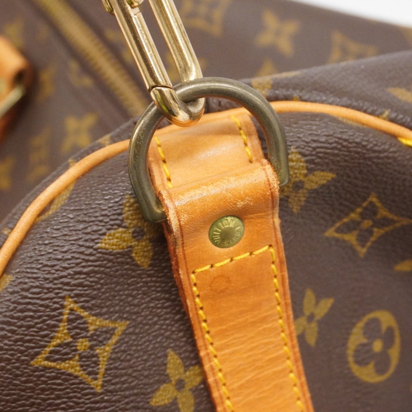 Louis Vuitton Monogram Keepall Bandouliere 60 Boston Bag M41412 Brown