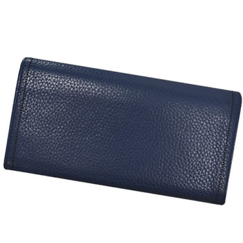 Balenciaga Balenciaga Long Wallet Navy Leather Folio