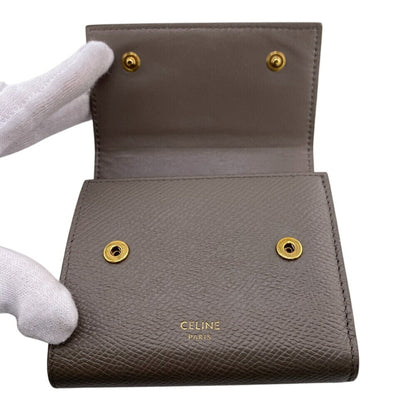 Celine Small Trifold Wallet Gray