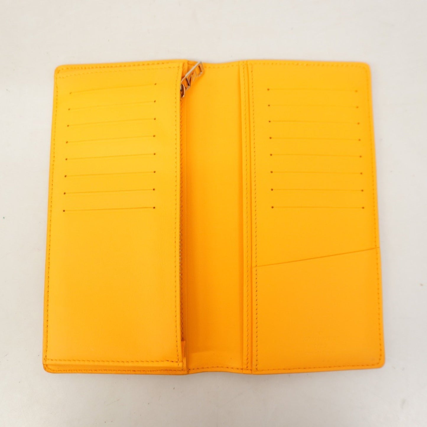 Louis Vuitton Long Wallet Lv Aerogramme Portefeuille Brazza Nm M81811 Saffron