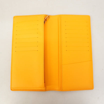Louis Vuitton Long Wallet Lv Aerogramme Portefeuille Brazza Nm M81811 Saffron