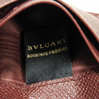 Leather Bvlgari Wallet (Tri-Fold)