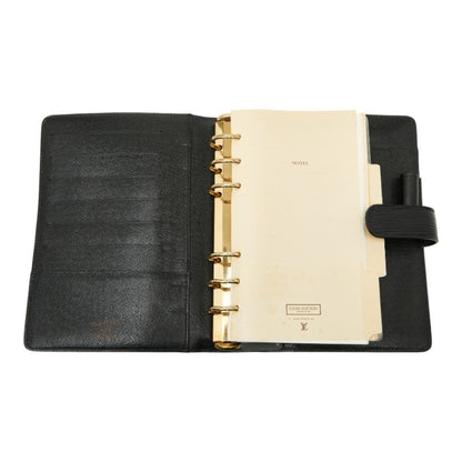 Louis Vuitton Epi Agenda Mm Notebook Cover R20202 Noir Black Leather