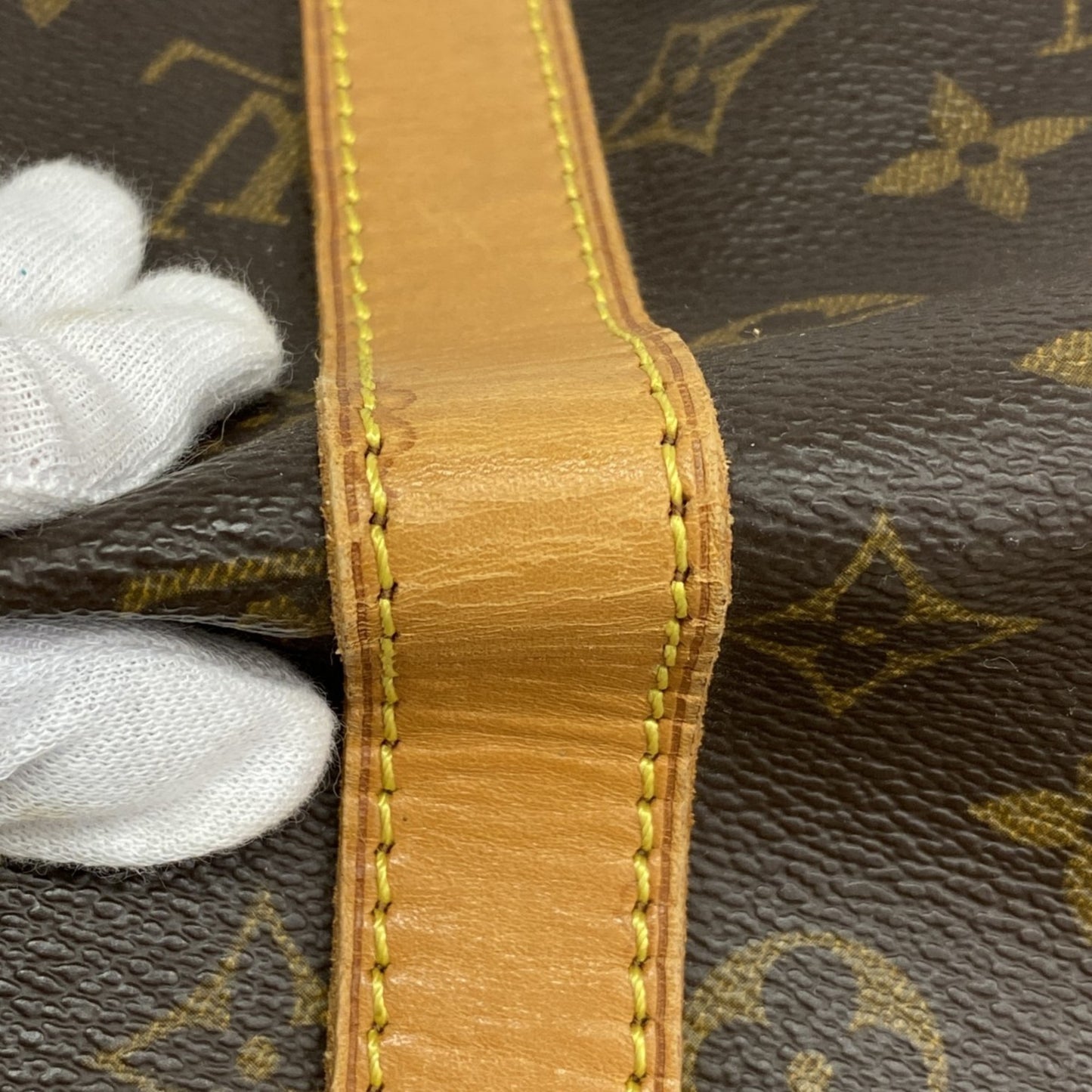 Louis Vuitton Monogram Keepall 45 Boston Bag M41428 Brown