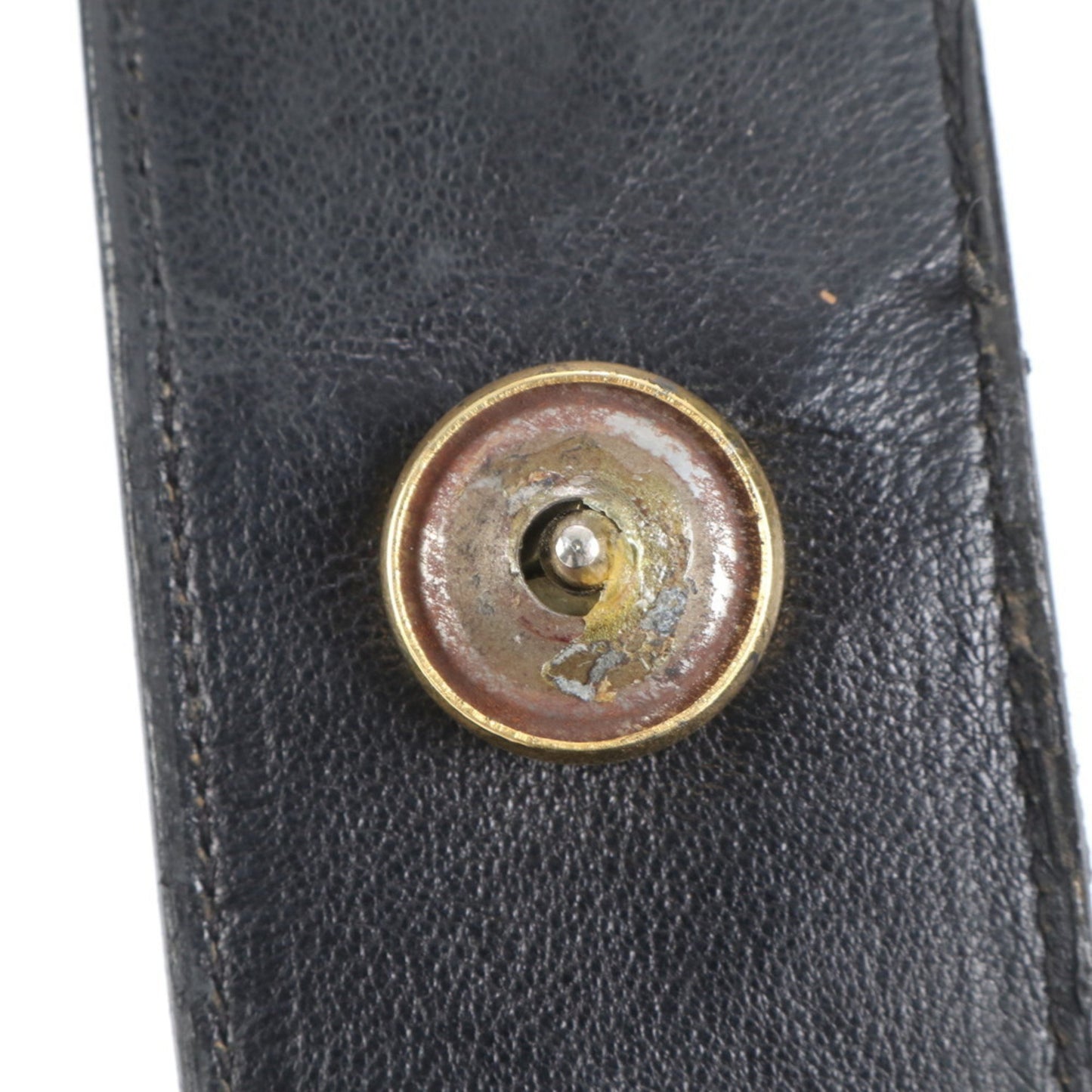 Christian Dior Leather Tote Handbag Black