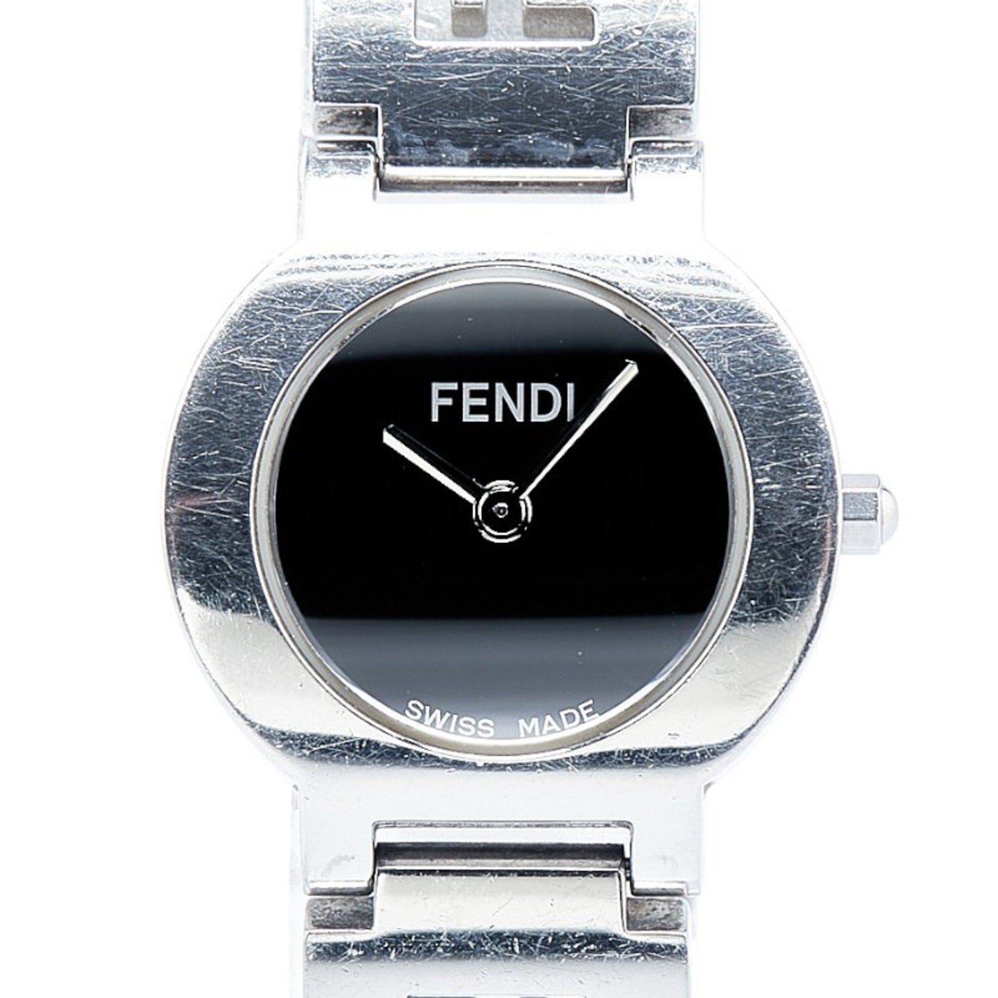 Fendi Watch 3050L Quartz Black Dial Stainless Steel