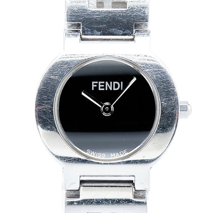 Fendi Watch 3050L Quartz Black Dial Stainless Steel