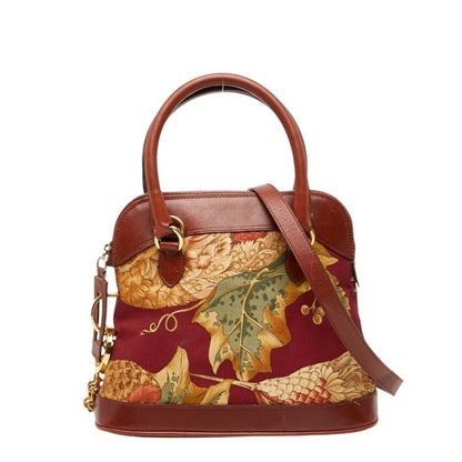 Salvatore Ferragamo Botanical Print Handbag/Shoulder Bag