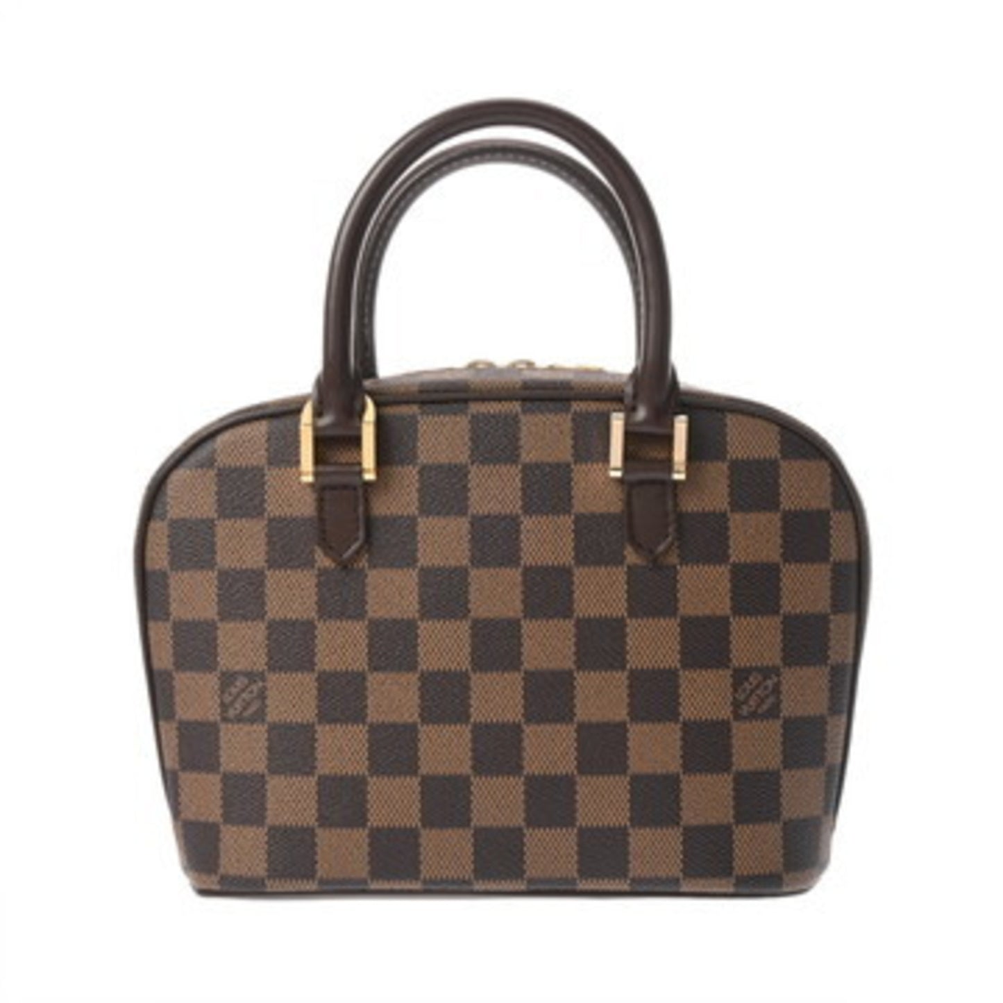 Louis Vuitton Damier Saria Mini Brown N51286 Women'S Canvas Handbag