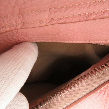 Tod'S Wave Line Backpack Leather Pink Rucksack Shoulder Handbag 0555Tod'S