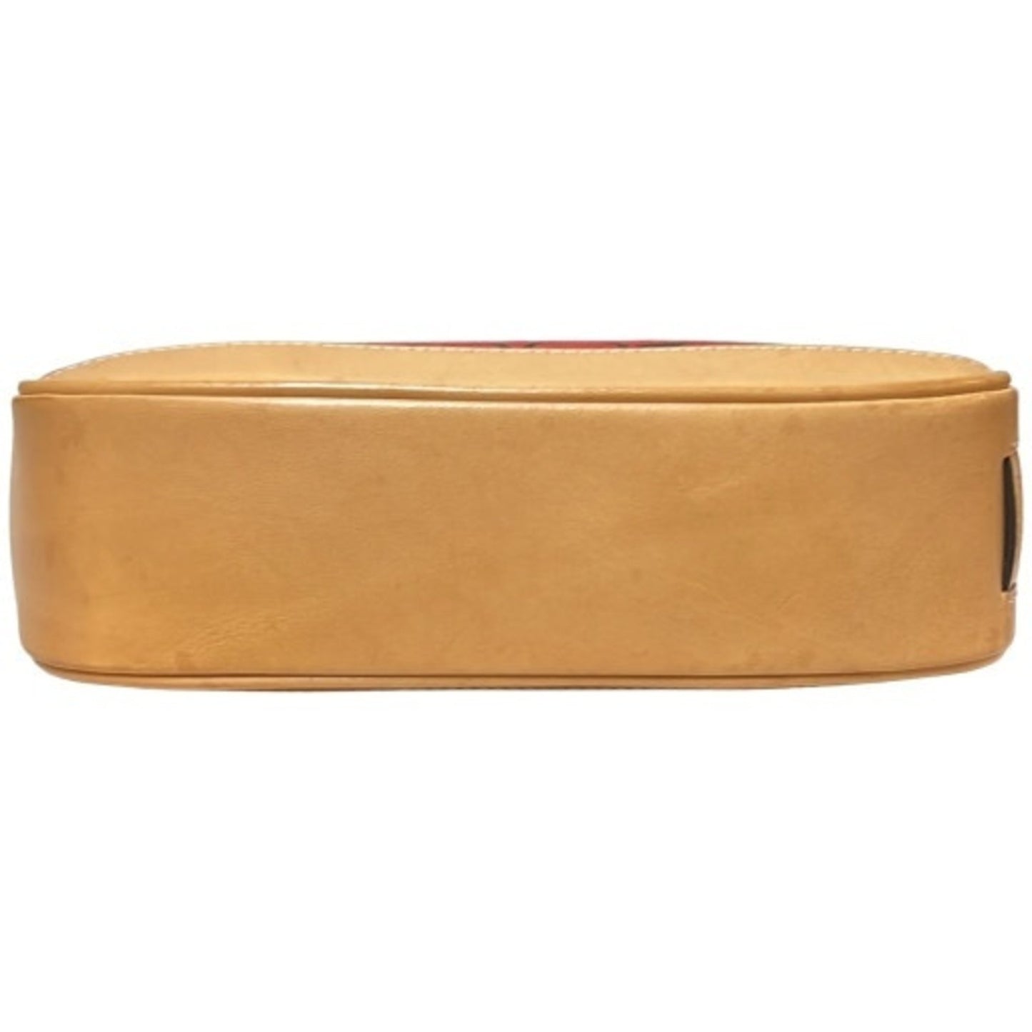 Coach Signature Mini Pouch Shoulder Bag 6094 In Red Leather