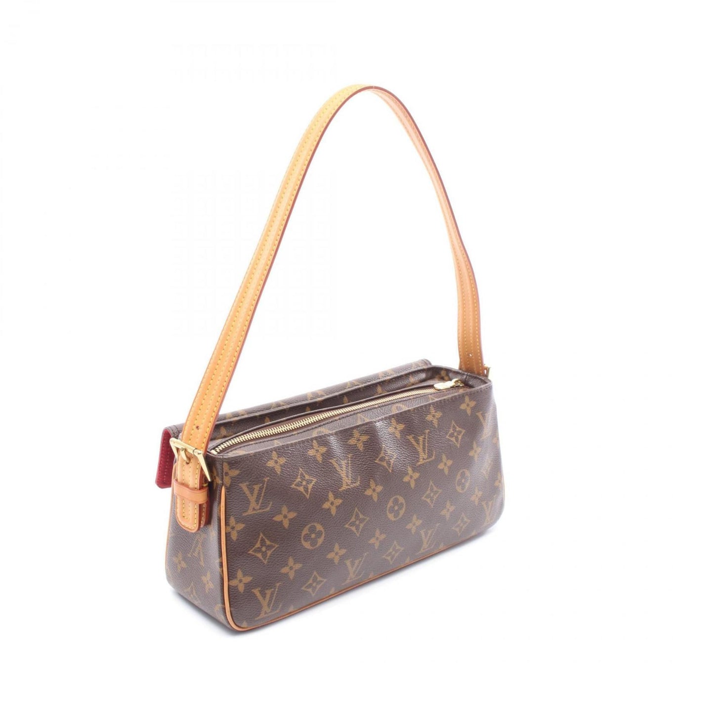 Louis Vuitton Viva Cite Mm Monogram Shoulder Bag Coated Canvas Leather