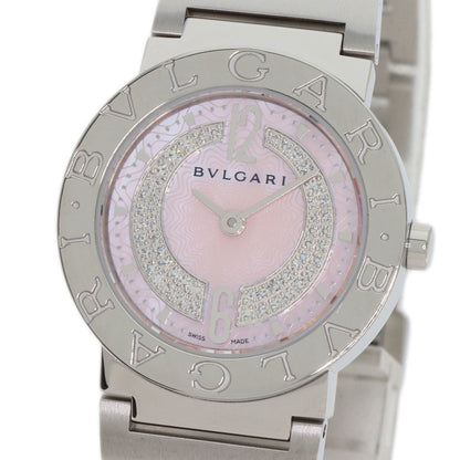 Bvlgari Bb26C2Ss Dn Diamond Watch Stainless Steel Ss