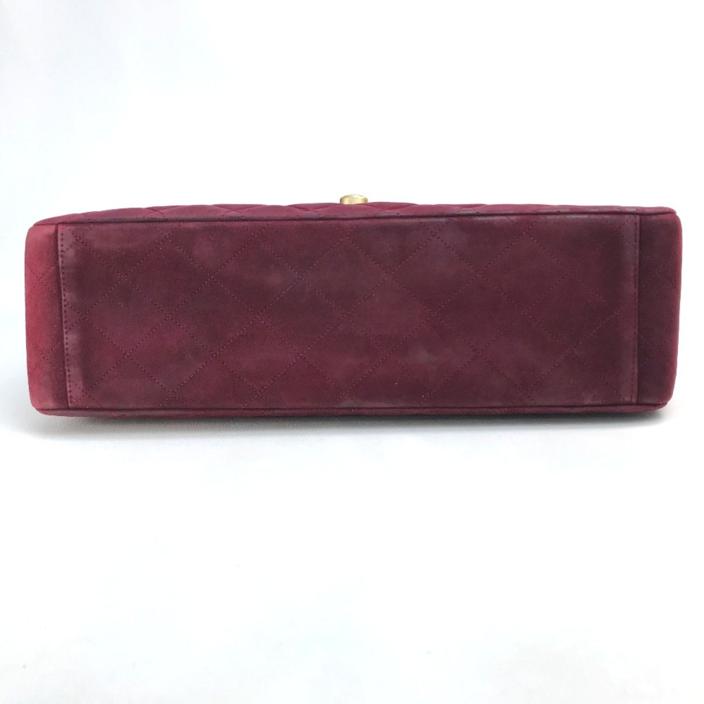 Chanel Cc Mark Bag Double Chain Shoulder Bag Bordeaux Goldhardware