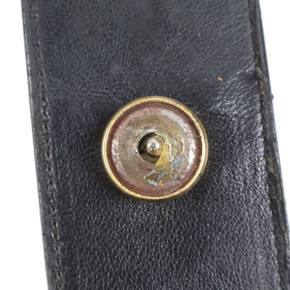 Christian Dior Leather Tote Handbag Black