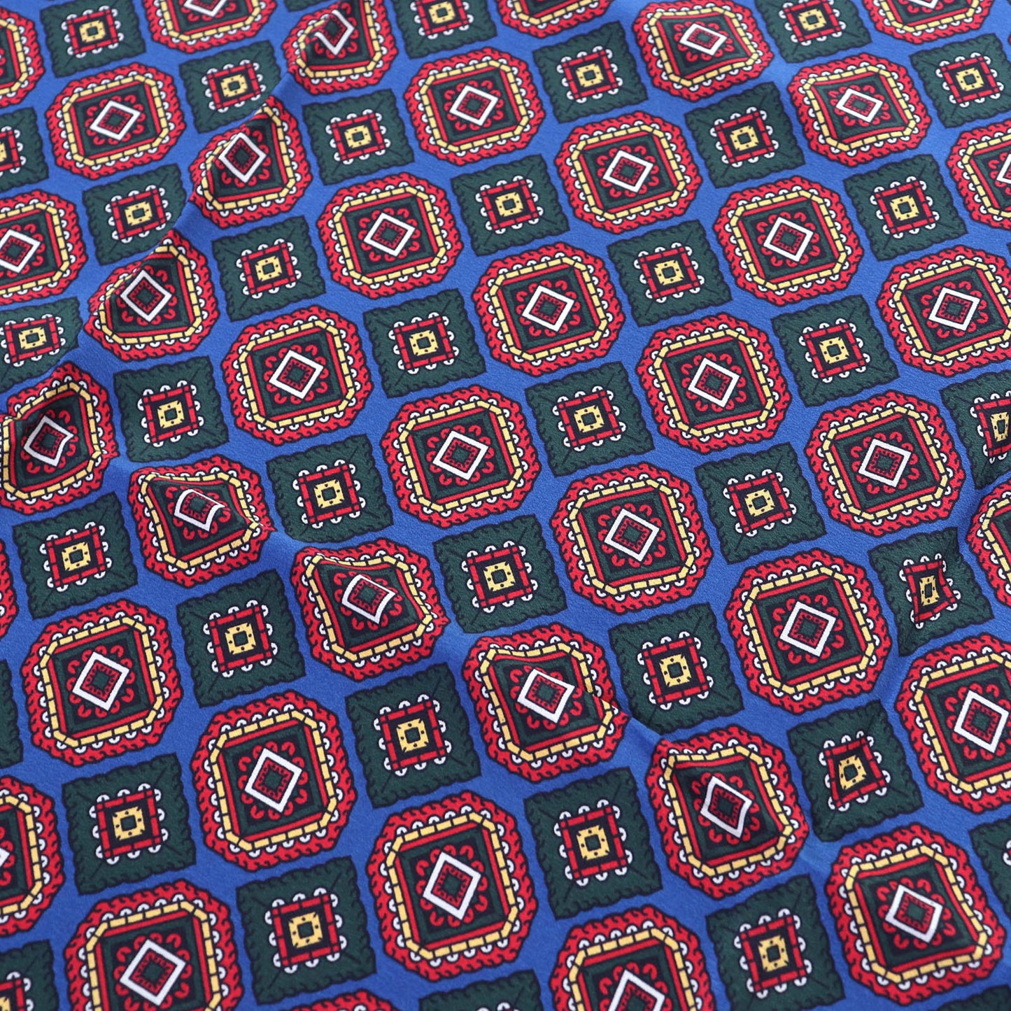 Vintage Chanel 100% Silk Scarf With Logo And All-Over Print