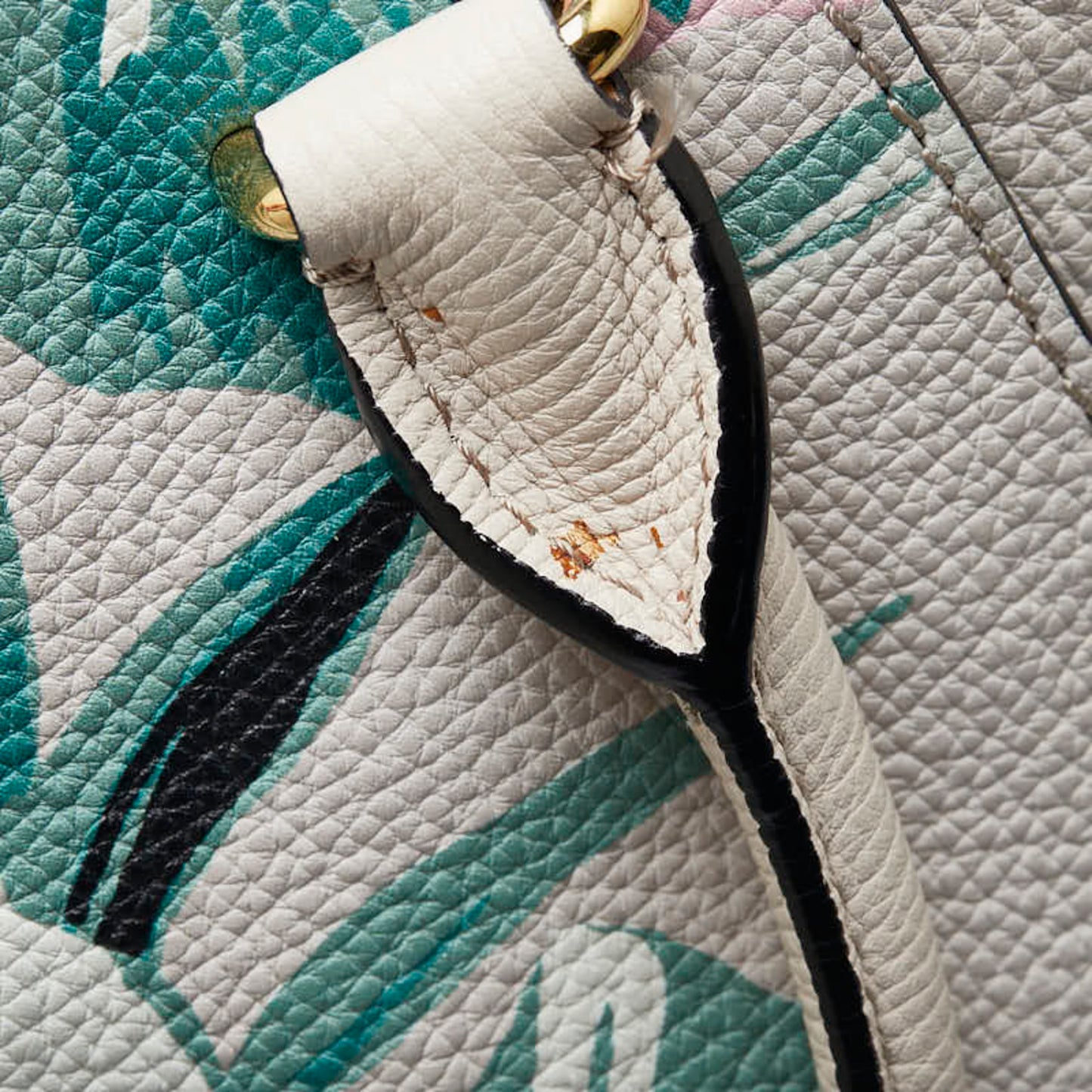 Burberry Check Buckle Tote With Floral Motif