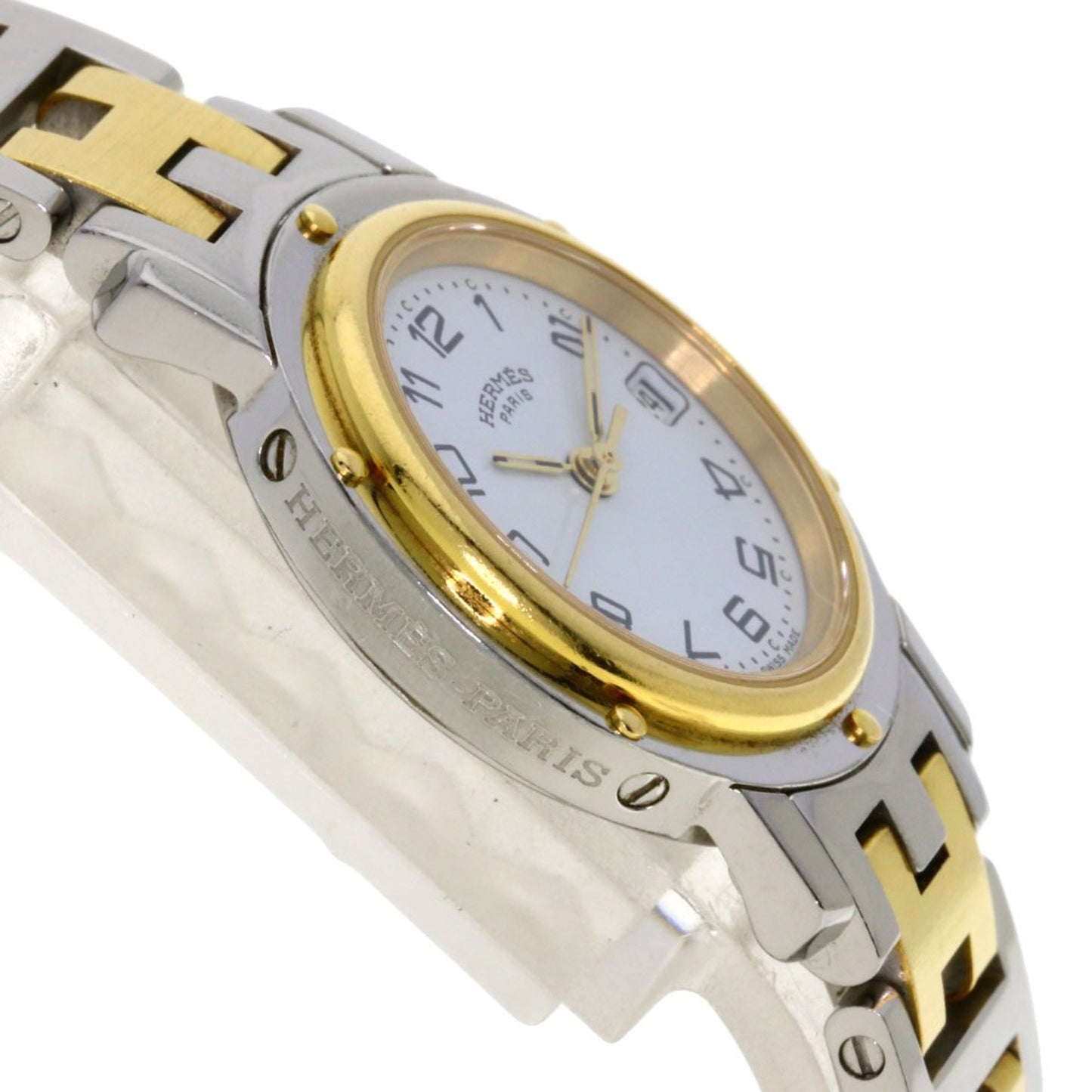 Herms Cl4.220 Clipper Watch In Stainless Steel/Ssxgp