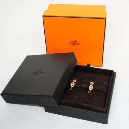 Hermes Anchane Chaine D'Ancre Earrings In 18Kpg Pink Gold