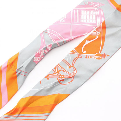 Hermes Herms Twilly Ex-Libris Silk Scarf For Women