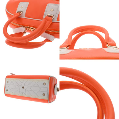 Christian Dior Vibe Small Bowling Bag In Orange/White
