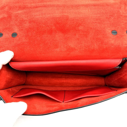 Christian Dior Dior Jadior Chain Shoulder Bag Leather Red/Black Maria Grazia Chiuri