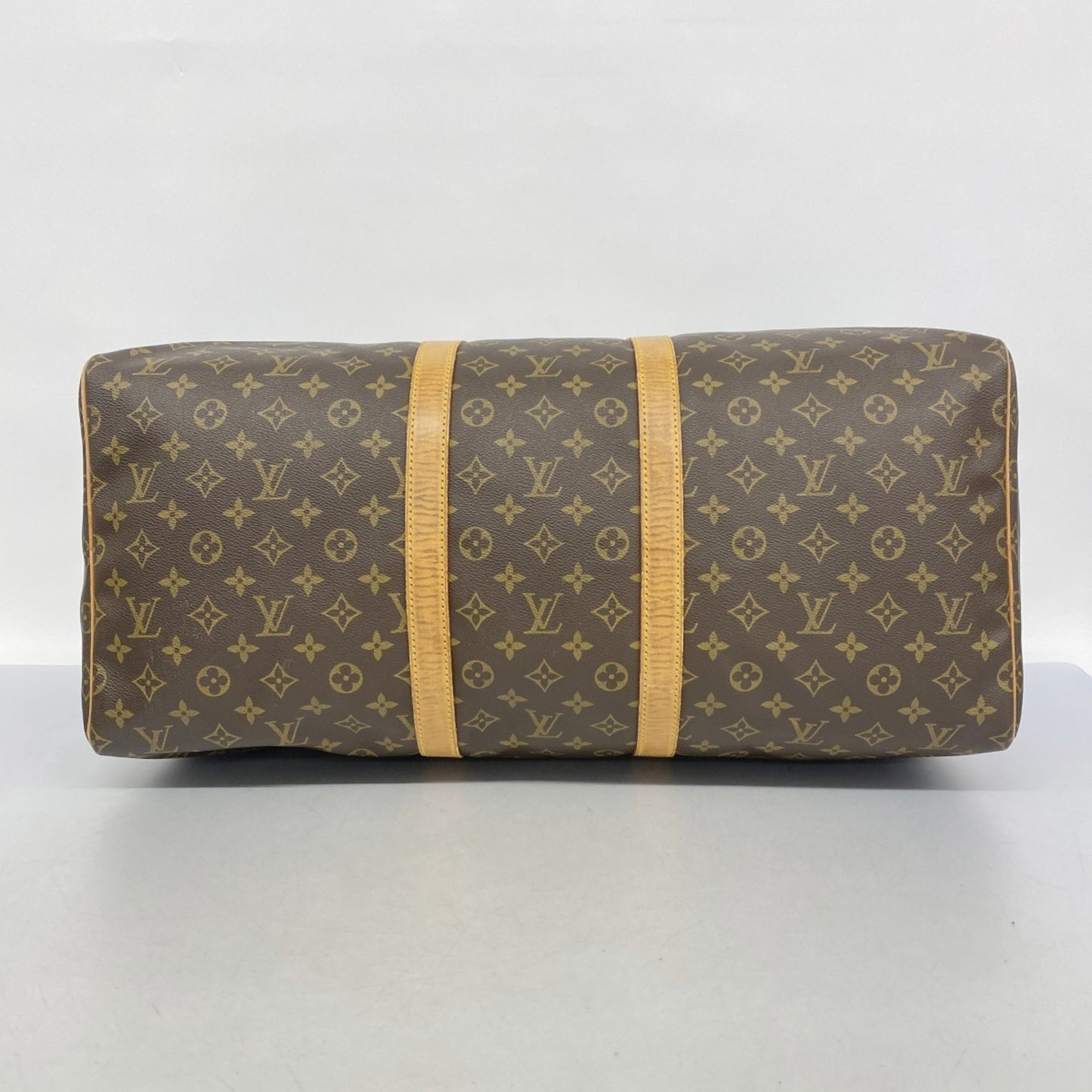 Louis Vuitton Monogram Keepall 55 Boston Bag M41424 Brown