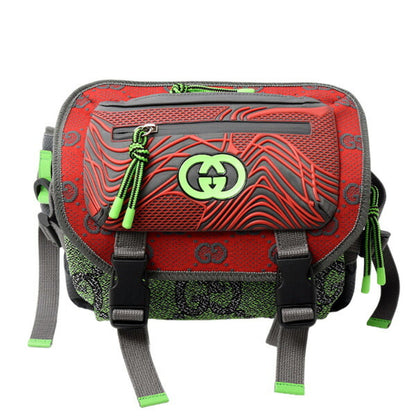 Gucci Men'S Small Backpack Gg Nylon Belt Bag In Gray