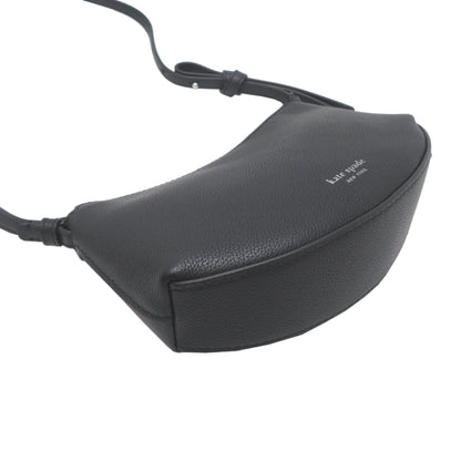 Kate Spade Loop Crossbody Shoulder Bag Kn339 In Black Leather