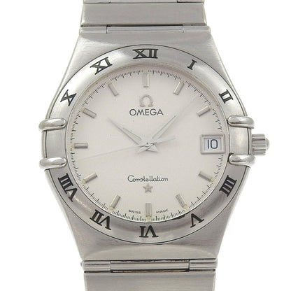 Omega Constellation Watch 1512.30 Stainless Steel 1998 Quartz Analog Display White Dial